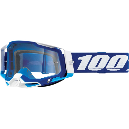 100% Racecraft 2 Goggles BL CLR 50009-00002