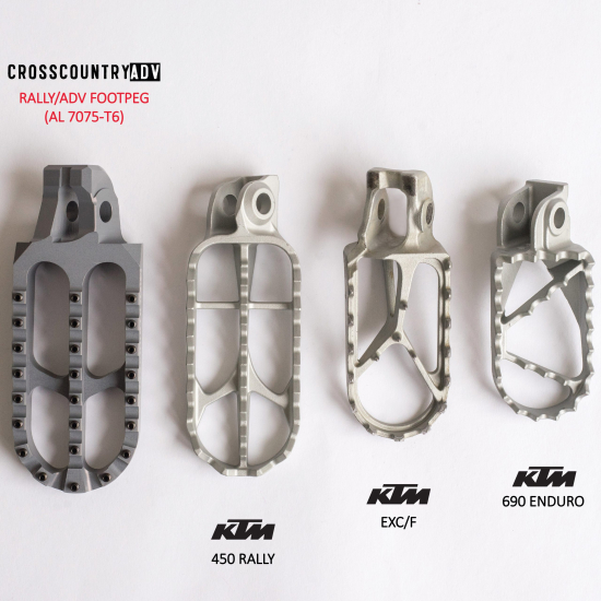 Rally/ADV Footpegs by CrossCountryADV #1