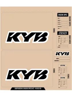 D'COR VISUALS Suspension and Specs Graphic Kit BK 40-80-143