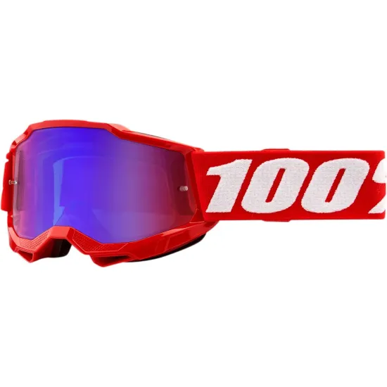 100% Youth Accuri 2 Goggle JR RD MIR RD/BL 50025-00013
