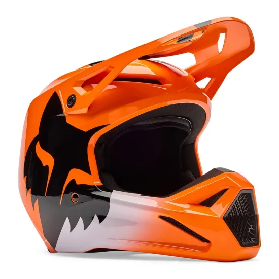 FOX Motocross Helmet Youth V1 Shield MIPS ECE22.06