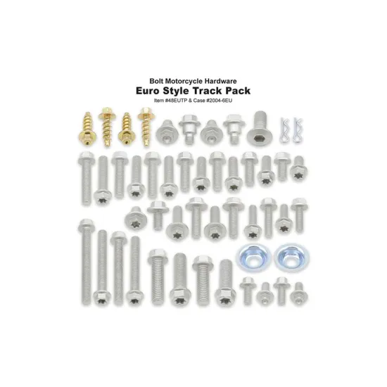 RTECH BOLT TRACK PACK UNIV. FOR EUROPEAN MOTORCYCLES GALVANIZED - 20041EU