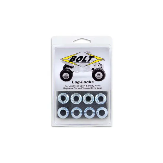 RTECH LUG-LOCKS SILVER - 2005LUGS