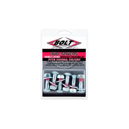 RTECH HUB-SAVERS SPROCKET FASTENERS - HONDA CRF STYLE - 2008-HS.CRF