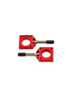 RTECH RED BOLT RMZ-RMXZ QUICK CHAIN ADJUSTER - 2009CHADRMZRD