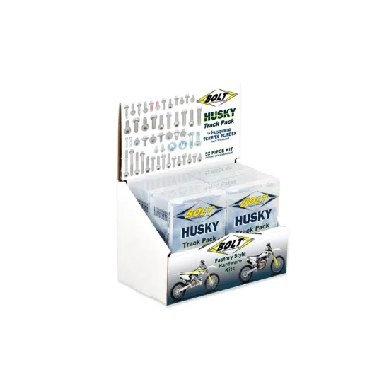 RTECH HUSKY TRACK PACK 6-KIT POINT-OF-PURCHASE DISPLAY - 6TP-HSK