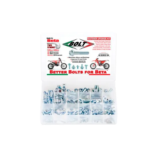 FASTENER UPGRADE KIT FOR BETA TWO STROKES