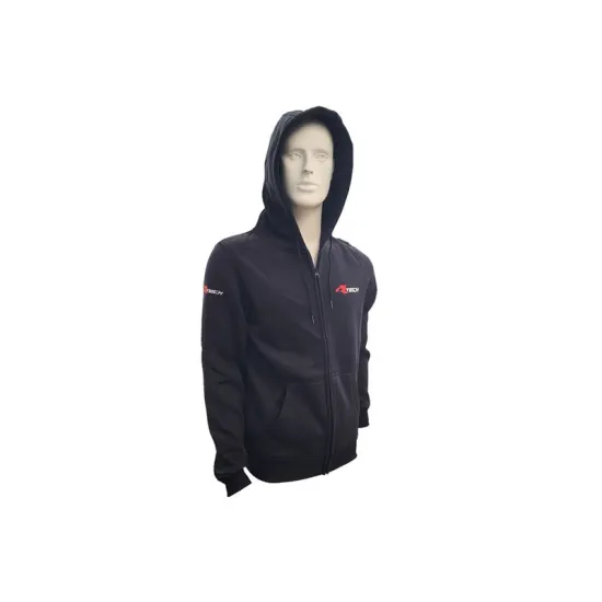 RTECH RTECH COTTON HOODIE WITH ZIP-SIZE S - FELCOR00S16