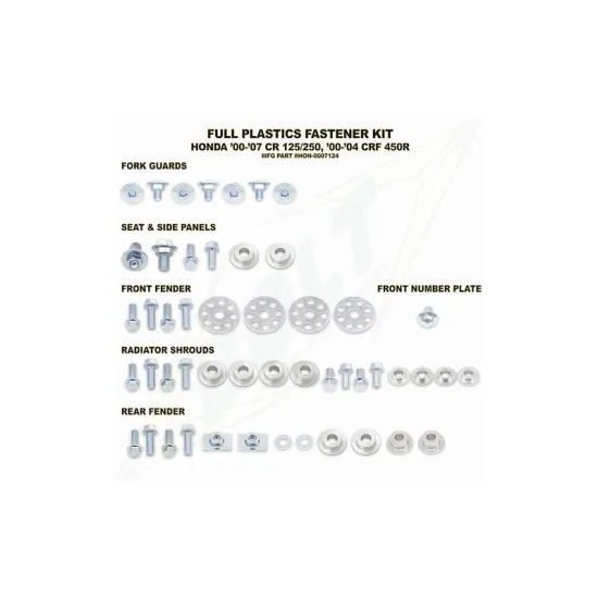 RTECH BODY WORK FASTENER KIT HON - HON0007124