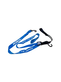 TIE DOWNS W/SAFETY LOCK -WIDTH 38MM LENGHT 2MT