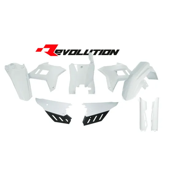 FULL PLASTIC KIT 6 PCS w/airbox covers and fork protectors