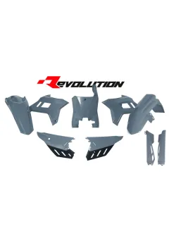 FULL PLASTIC KIT 6 PCS w/airbox covers and fork protectors