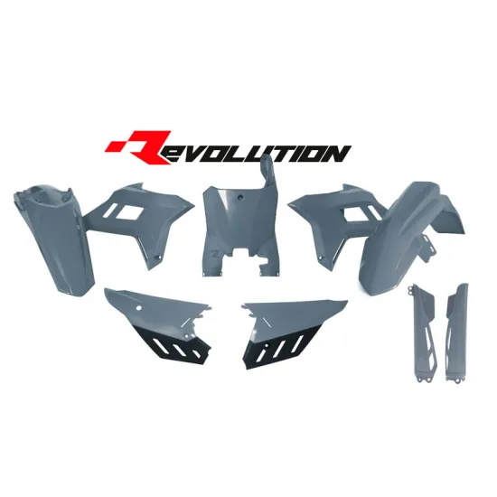 FULL PLASTIC KIT 6 PCS w/airbox covers and fork protectors