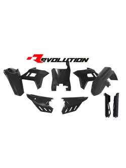 FULL PLASTIC KIT 6 PCS w/airbox covers and fork protectors