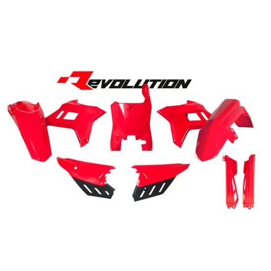 FULL PLASTIC KIT 6 PCS w/airbox covers and fork protectors