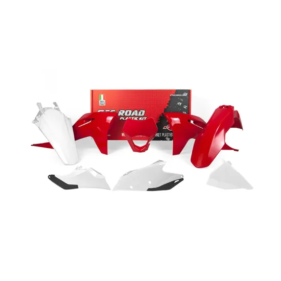 RTECH PLASTIC KIT 6 PCS WITH FRONT HEADLIGHT PLASTIC - R-KITGAS-OEM-521