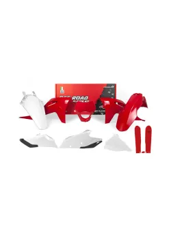 FULL PLASTIC KIT 7 PCS WITH FRONT HEADLIGHT PLASTIC & FORK PROTECTORS