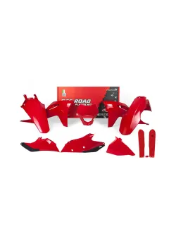 FULL PLASTIC KIT 7 PCS WITH FRONT HEADLIGHT PLASTIC & FORK PROTECTORS