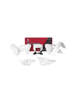 RTECH PLASTIC KIT 7 PCS WITH WHITE FRONT HEADLIGHT PLASTIC - R-KITHSQ-BN0-724
