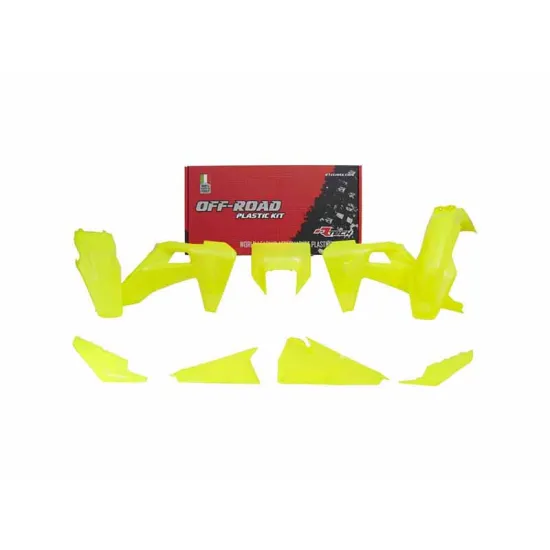 RTECH PLASTIC KIT 6 PCS WITH FRONT HEADLIGHT PLASTIC - R-KITHSQ-GF0-520
