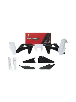 FULL PLASTIC KIT 7 PCS WITH FRONT HEADLIGHT PLASTIC & FORK PROTECTORS