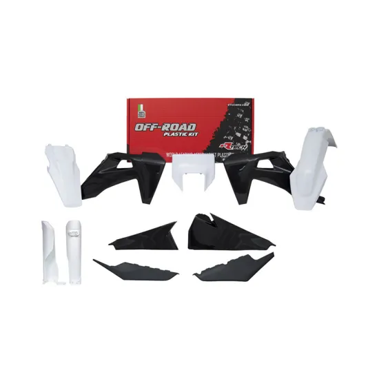 FULL PLASTIC KIT 7 PCS WITH FRONT HEADLIGHT PLASTIC & FORK PROTECTORS