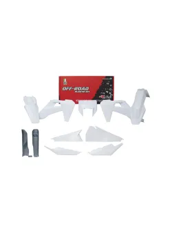 FULL PLASTIC KIT 7 PCS WITH FRONT HEADLIGHT PLASTIC & FORK PROTECTORS