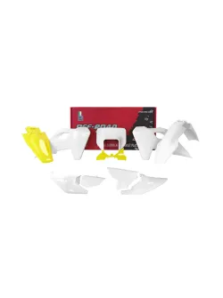 RTECH PLASTIC KIT 7 PCS WITH WHITE FRONT HEADLIGHT PLASTIC - R-KITHSQ-OEM-724