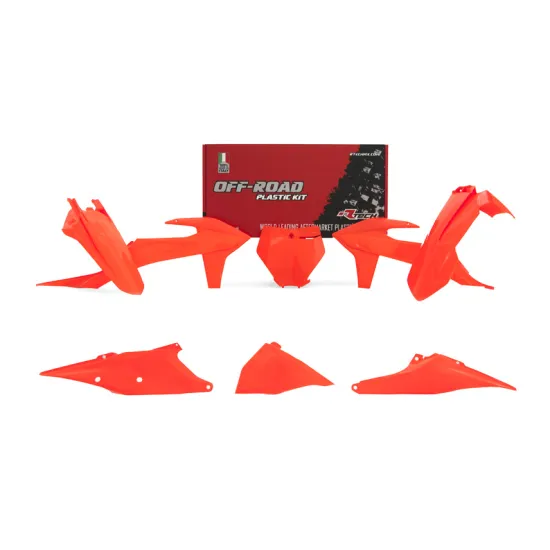 RTECH PLASTIC KIT 6 PCS WITH LEFT AIRBOX COVER - R-KITKTM-AN0-599