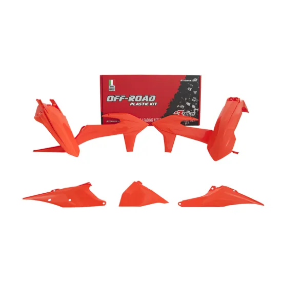 RTECH PLASTIC KIT 5 PCS WITH LEFT AIRBOX COVER - R-KITKTM-AR0-420