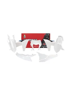 RTECH PLASTIC KIT 6 PCS WITH LEFT AIRBOX COVER & WHITE HEADLIGHT PLASTIC - R-KITKTM-BN0-624