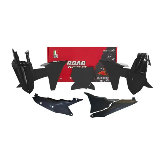 RTECH PLASTIC KIT 6 PCS WITH LEFT AIRBOX COVER - R-KITKTM-NR0-023