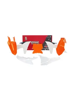 RTECH PLASTIC KIT 6 PCS WITH LEFT AIRBOX COVER - R-KITKTM-OEM-024
