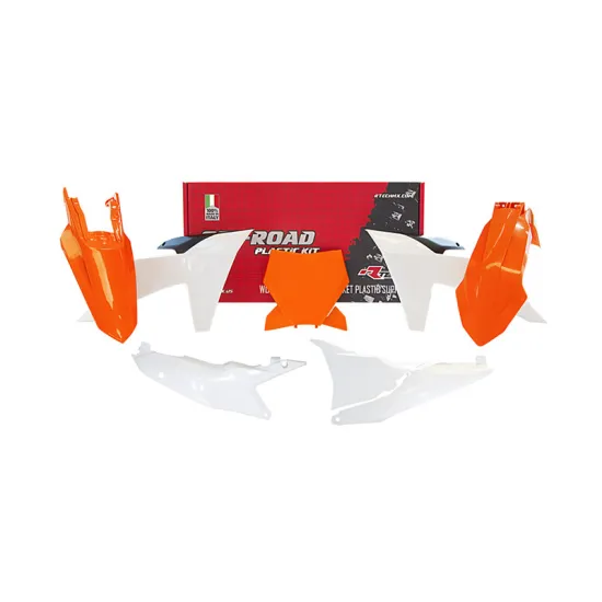 RTECH PLASTIC KIT 6 PCS WITH LEFT AIRBOX COVER - R-KITKTM-OEM-024