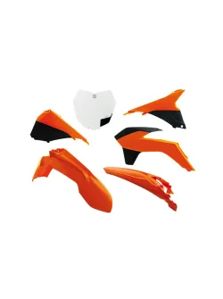 RTECH PLASTIC KIT 6 PCS WITH AIRBOX COVERS - R-KITKTM-OEM-512