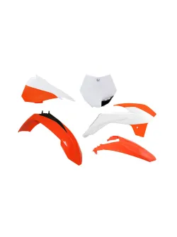 RTECH PLASTIC KIT 5 PCS WITH LEFT AIRBOX COVER - R-KITKTM-OEM-593