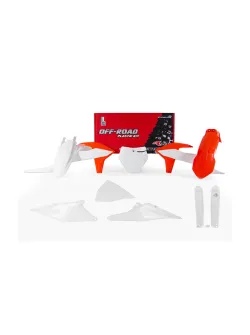 FULL PLASTIC KIT 7 PCS WITH LEFT AIRBOX COVER & FORK PROTECTORS