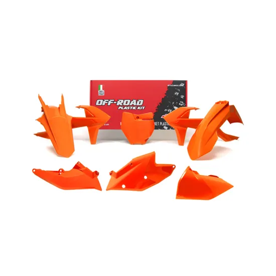 RTECH PLASTIC KIT 6 PCS WITH LEFT AIRBOX COVER - R-KITKTM-US1-516
