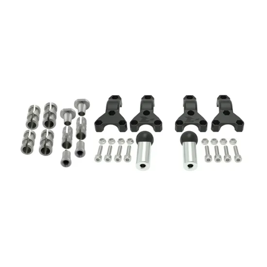 SPHERIC MOUNTING KIT HANDLEBAR  >22=>28 INCLUDED 14/16/18mm STEEL EXPANDERS