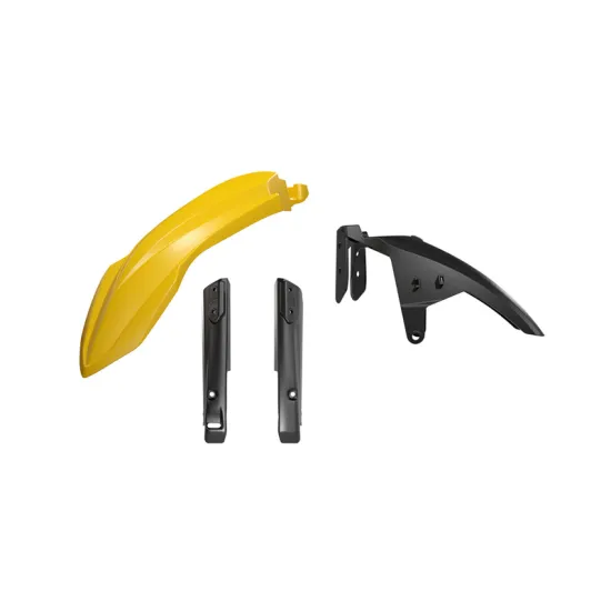 RTECH FRONT FENDER AND FORK GUARDS KIT T7 3PCS - R-KITT7F-GY0-024