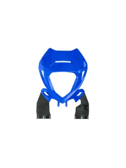 FRONT HEADLIGHT REP. PLASTIC WITH TRIPLE CLAM PROTECTORS