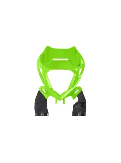 FRONT HEADLIGHT REP. PLASTIC WITH TRIPLE CLAM PROTECTORS