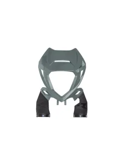 FRONT HEADLIGHT REP. PLASTIC WITH TRIPLE CLAM PROTECTORS