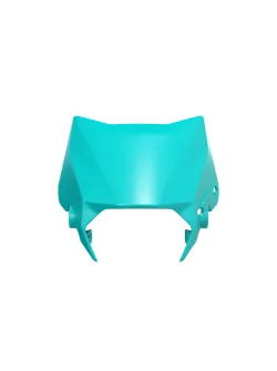 FRONT HEADLIGHT REP. PLASTIC WITH TRIPLE CLAM PROTECTORS