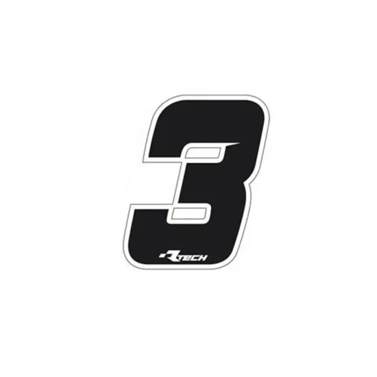 RTECH PVC NUMBER STICKERS SIZE 1-NR.7-PACK 10 PCS - R-NUMSIZ103NR