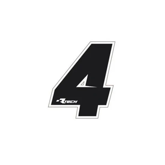 RTECH PVC NUMBER STICKERS SIZE 1-NR.9-PACK 10 PCS - R-NUMSIZ104NR