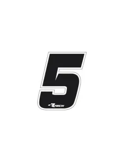 RTECH PVC NUMBER STICKERS SIZE 1-NR.1-PACK 10 PCS - R-NUMSIZ105NR