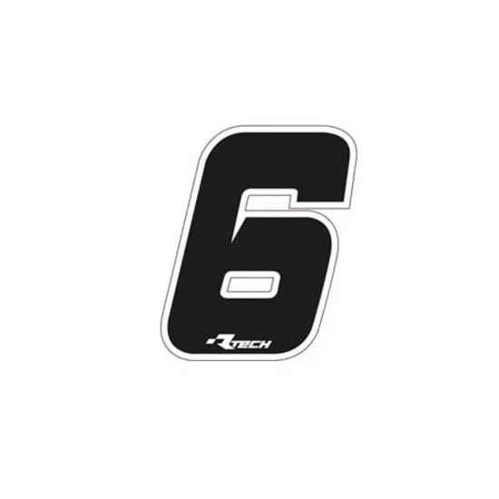 RTECH PVC NUMBER STICKERS SIZE 1-NR.3-PACK 10 PCS - R-NUMSIZ106NR