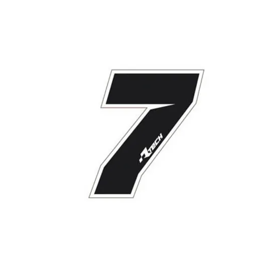 RTECH PVC NUMBER STICKERS SIZE 1-NR.5-PACK 10 PCS - R-NUMSIZ107NR