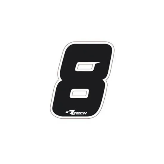 RTECH PVC NUMBER STICKERS SIZE 1-NR.7-PACK 10 PCS - R-NUMSIZ108NR